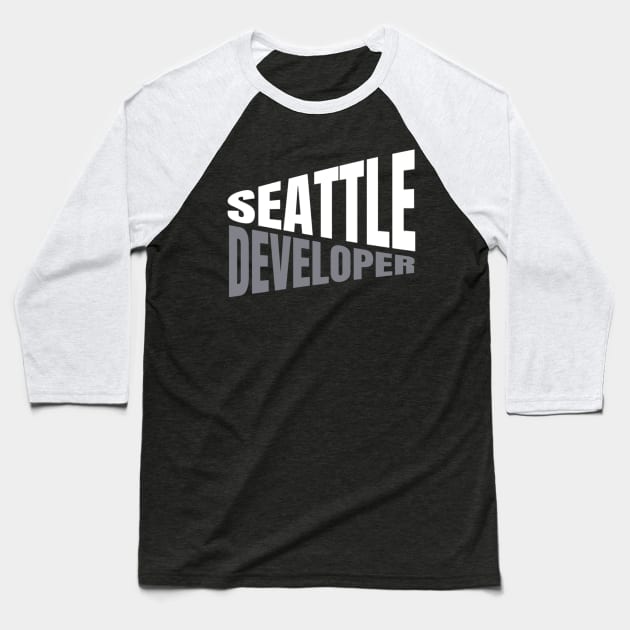 Seattle Developer Shirt for Men and Women Baseball T-Shirt by TeesByJay